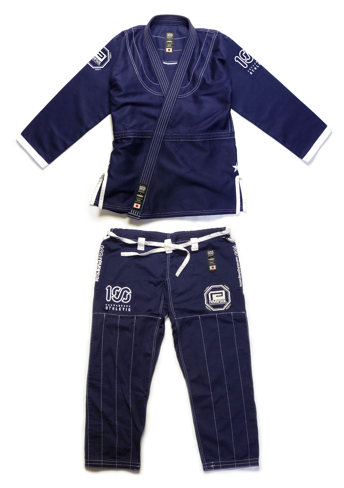 reversal.dogi.design.works » rvddw x 100A “BJJ Gi” NAVY